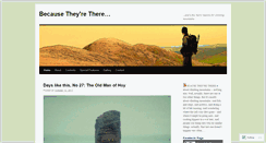 Desktop Screenshot of becausetheyrethere.com